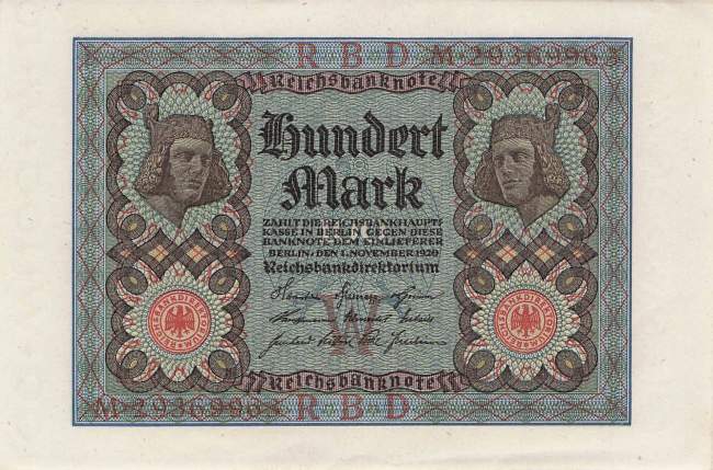 100 Mark 1920